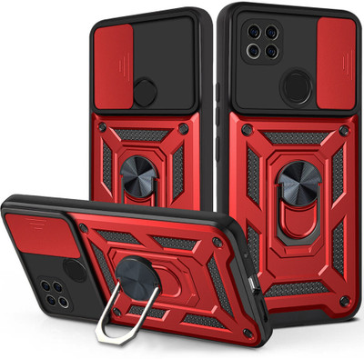 Vikeko Back Cover for POCO C31, Mi redmi 9, REDMI 9 Activ, REDMI 10A(Red, Shock Proof, Pack of: 1)