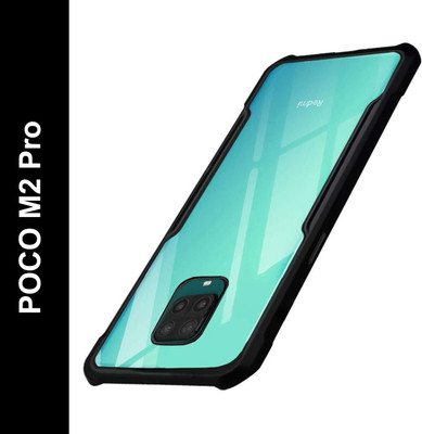 Cyber Telecom Back Cover for poco m2 pro(Black, Silicon)