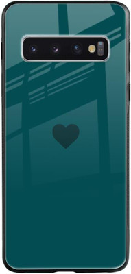 Hocopoco Back Cover for Samsung Galaxy S10 Plus(Green, Grip Case, Pack of: 1)