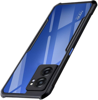 spaziogold Back Cover for Oppo K10 5G(Black, Transparent, Camera Bump Protector, Pack of: 1)