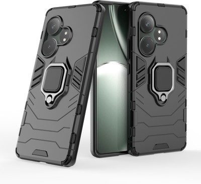 Cover Alive Back Cover for RealMe GT 6T 5G(Black, Shock Proof, Pack of: 1)