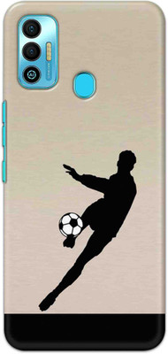 NDCOM Back Cover for Tecno Spark 7T Football Printed(Multicolor, Hard Case, Pack of: 1)