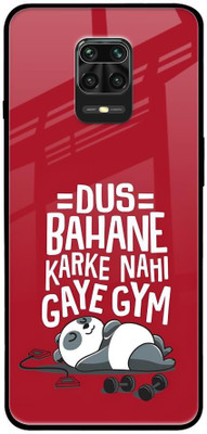 SNOB Back Cover for Redmi Note 9 Pro Max(Maroon, Grip Case, Pack of: 1)