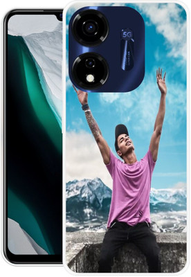 play fast Back Cover for itel P55 5G, P661N, DANISH, ZEHAN, FAMOUS, TIKTOKER, YOUTUBER(Blue, Flexible, Silicon, Pack of: 1)