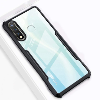 ADI Creations Back Cover for Vivo Y19(Black, Camera Bump Protector, Pack of: 1)