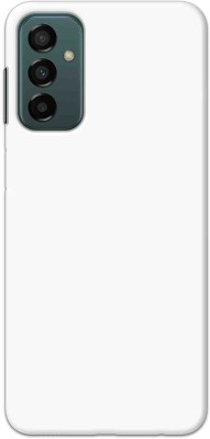 NDCOM Back Cover for Samsung Galaxy F13 4G /Samsung Galaxy M13 4G Plain White Printed Hard Case(Multicolor, Hard Case, Pack of: 1)