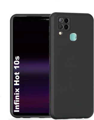Flipkart SmartBuy Back Cover for Infinix Hot 10s(Black, Camera Bump Protector)