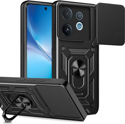 Kypo Back Cover for Vivo T4 Pro 5G(Black, Slider, Pack of: 1)