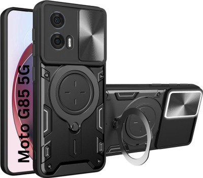 Flipkart SmartBuy Back Cover for Motorola Moto G85 5G(Black, Rugged Armor, Pack of: 1)