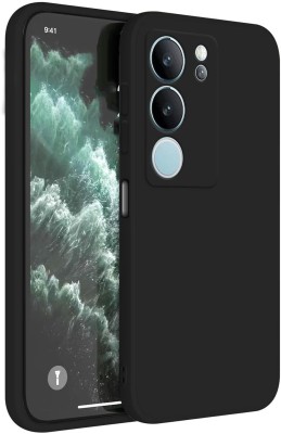 LILLIPUT Back Cover for Vivo V29 Pro 5G(Black, Grip Case, Silicon, Pack of: 1)