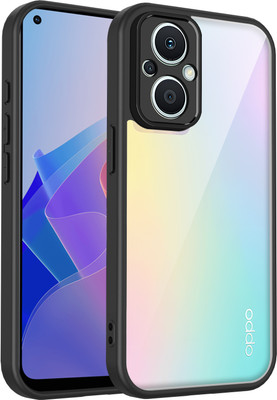 Cover Alive Back Cover for OPPO F21 Pro 5G(Black, Transparent, Camera Bump Protector, Pack of: 1)