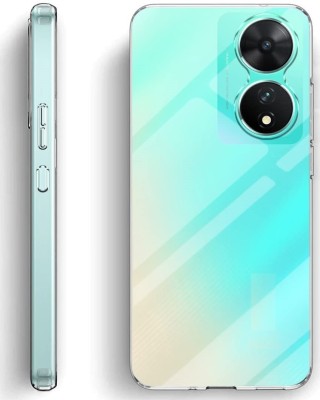 Phone Care Back Cover for OPPO F23 5G(Transparent, White, Grip Case, Pack of: 1)