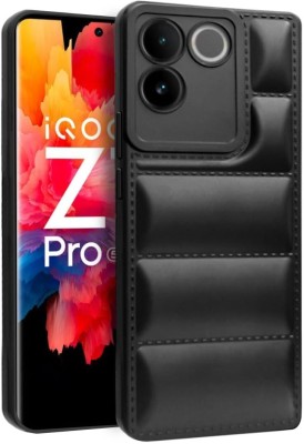 RUPELIK Back Cover for 3D Protective Shockproof Puffer Silicone Mobile Case Cover For Vivo iQOO Z7 Pro/T2 Pro 5G(Black, Shock Proof, Silicon, Pack of: 1)