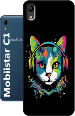 StroFit Back Cover for Mobiistar C1/Mobiistar C1 Shine Back cover 3137(Multicolor, 3D Case, Silicon, Pack of: 1)
