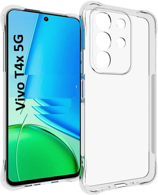 NKCASE Back Cover for Vivo T4x 5G(Transparent, Shock Proof, Silicon, Pack of: 1)