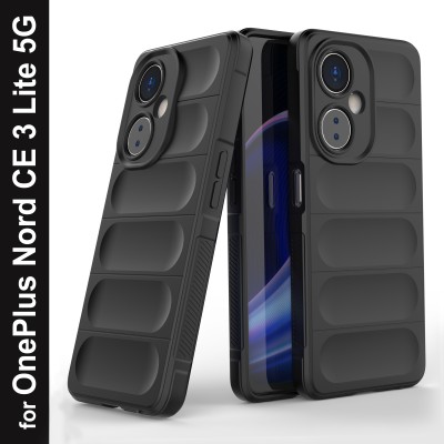 GLOBAL NOMAD Back Cover for OnePlus Nord CE 3 Lite 5G(Black, Grip Case, Silicon, Pack of: 1)