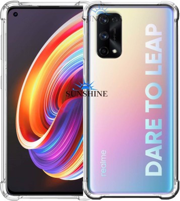 SUNSHINE Back Cover for Clear Case Compatible For REALME-X7 PRO Flexible Silicone Yellowing-Resistant Transparent(Transparent, Dual Protection, Silicon, Pack of: 1)