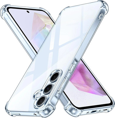 CLOVYR Back Cover for Samsung Galaxy A35 5G Bumper Silicon Transparent Case(Transparent, Shock Proof, Silicon, Pack of: 1)