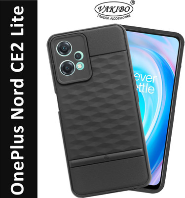 VAKIBO Back Cover for OnePlus Nord CE 2 Lite 5G(Black, Grip Case, Pack of: 1)