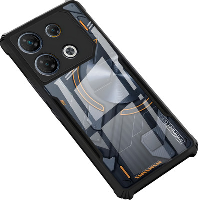 Nassion Back Cover for Infinix GT 10 Pro 5G(Black, Dual Protection, Pack of: 1)