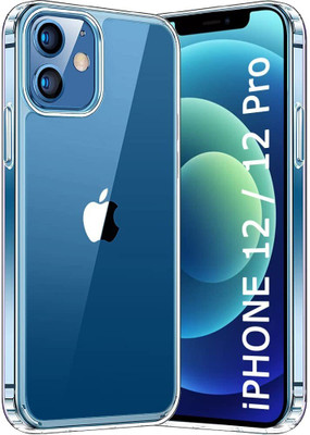 CASEVIBE Back Cover for iPhone 12, Apple iPhone 12, iPhone 12 Pro, Apple iPhone 12 Pro(Transparent, Flexible, Pack of: 1)