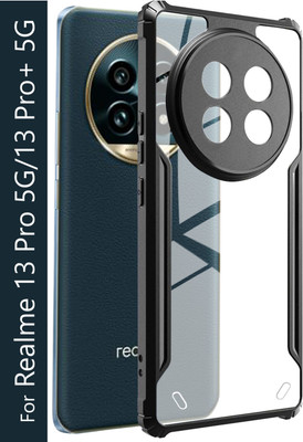 KWINE CASE Back Cover for Realme 13 Pro Plus 5G(Black, Shock Proof, Pack of: 1)