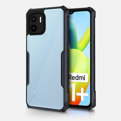 Aspir Back Cover for Redmi A2 Plus(Black, Grip Case, Pack of: 1)