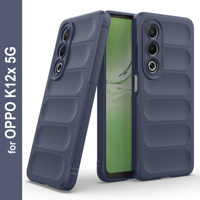 Zapcase Back Cover for OPPO K12x 5G(Blue, 3D Case, Silicon, Pack of: 1)