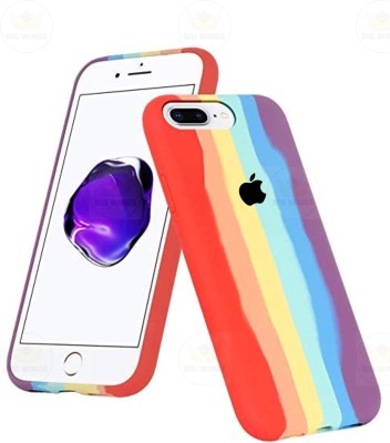 Big Wings Back Cover for Apple iPhone 7 Plus, Apple iPhone 8 Plus(Multicolor, Shock Proof, Silicon, Pack of: 1)