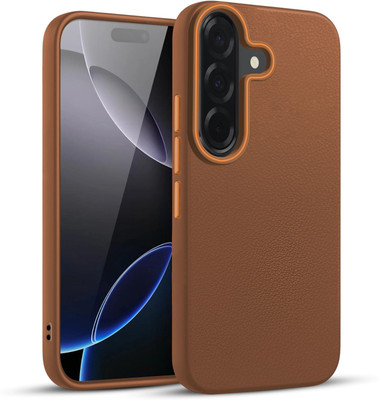 V-TAN Back Cover for Samsung A56 5G(Brown, Waterproof, Pack of: 1)