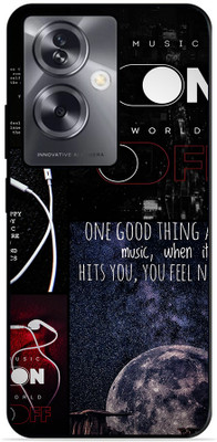 FAZAKA Back Cover for OPPO A79 5G On Glossy Metal Phone Cover | ONE GOOD THING(Multicolor, Dual Protection, Pack of: 1)