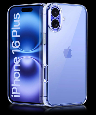 EITANSHA CREATION Back Cover for iPhone 16 Plus, Apple iPhone 16 Plus(Transparent, Flexible, Pack of: 1)