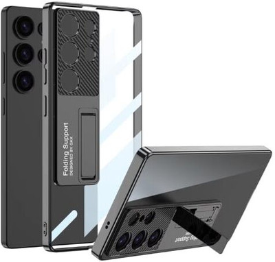 FlexArmor Back Cover for Samsung Galaxy S25 Ultra(Black, Stand, Pack of: 1)