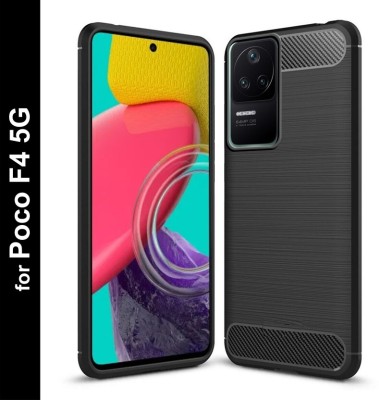 SRT Back Cover for Poco F4 5G(Black, Pack of: 1)