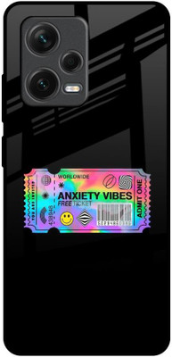 Hocopoco Back Cover for Redmi Note 12 Pro 5G(Black, Grip Case, Pack of: 1)