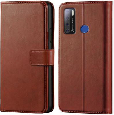 TINGTONG Back Cover for Tecno Spark Power 2 Air(Brown, Dual Protection, Pack of: 1)