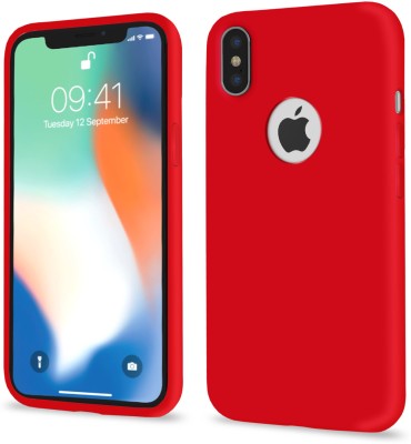 Pikkme Back Cover for Iphone X, Iphone Xs(Red, Grip Case, Pack of: 1)