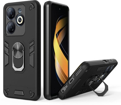 NDCOM Back Cover for Infinix Smart 8 HD(Black, Rugged Armor, Pack of: 1)