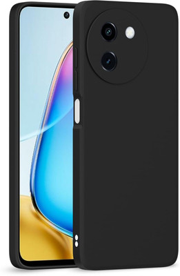 Pikkme Back Cover for Vivo T3x 5G, Vivo Y200i 5G(Black, Camera Bump Protector, Pack of: 1)