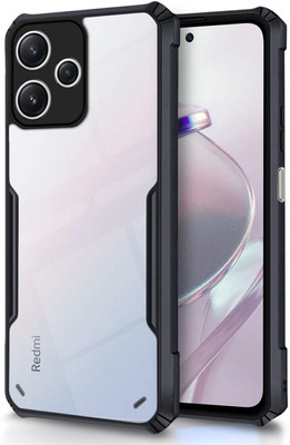 ADI Creations Back Cover for Redmi 12 5G(Black, Camera Bump Protector, Pack of: 1)