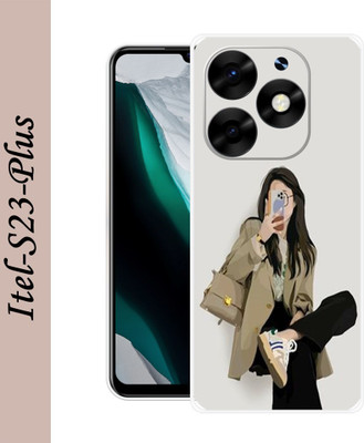 JAIKARA Back Cover for Itel S23 Plus(Multicolor, Dual Protection, Silicon, Pack of: 1)