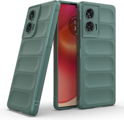 GLOBAL NOMAD Back Cover for Motorola G85 5G(Green, 3D Case, Silicon, Pack of: 1)