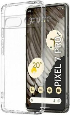 Nice Assoseries HUB Back Cover for Google Pixel 7 Pro(Transparent, Grip Case, Silicon)