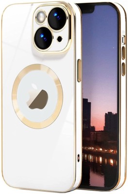 A3sprime Back Cover for APPLE iPhone 13, [Soft Silicone & Drop Protective Case Cover with Camera Lens Protectors](White, Dual Protection, Silicon, Pack of: 1)