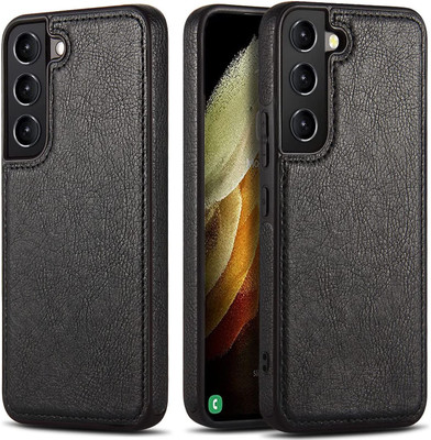 Dallao Back Cover for Samsung Galaxy A54 5G Leather Logo View Classic Luxury Elegant Thin(Black, Shock Proof, Pack of: 1)