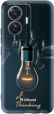 printwhiz Back Cover for iQOO Z6 Pro, Vivo T1 Pro 5G(Black)