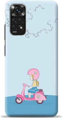 Loffar Back Cover for Mi Redmi Note 11S(Blue, Shock Proof, Pack of: 1)