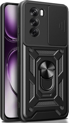 AuraX Back Cover for OPPO Reno 12 Pro, OPPO Reno 12 Pro 5G(Black, Rugged Armor, Pack of: 1)