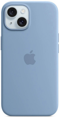 Celvas Back Cover for Apple iPhone 15(Blue, Matte Finish, Silicon, Pack of: 1)