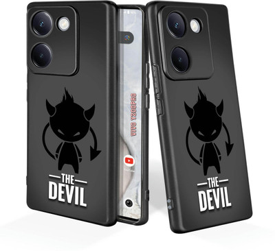 CLASSYPRINT Back Cover for Vivo Y200 Pro 5G, Vivo Y300Plus(Black)